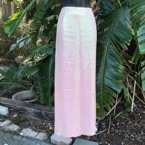 Made Sequin maxi skirt